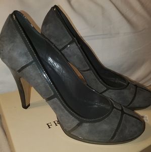 Franco Sarto L-Now Grey suede Pumps
